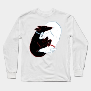 Yin Yang Greyhounds Long Sleeve T-Shirt